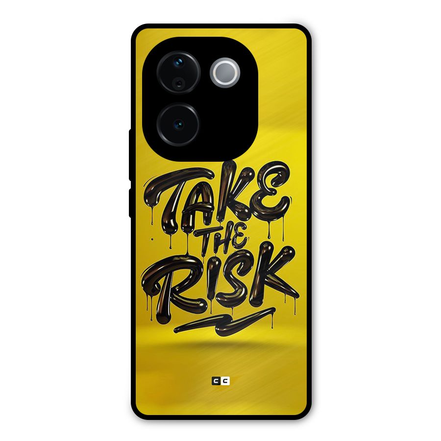 Take The Risk Metal Back Case for Vivo T3 Pro