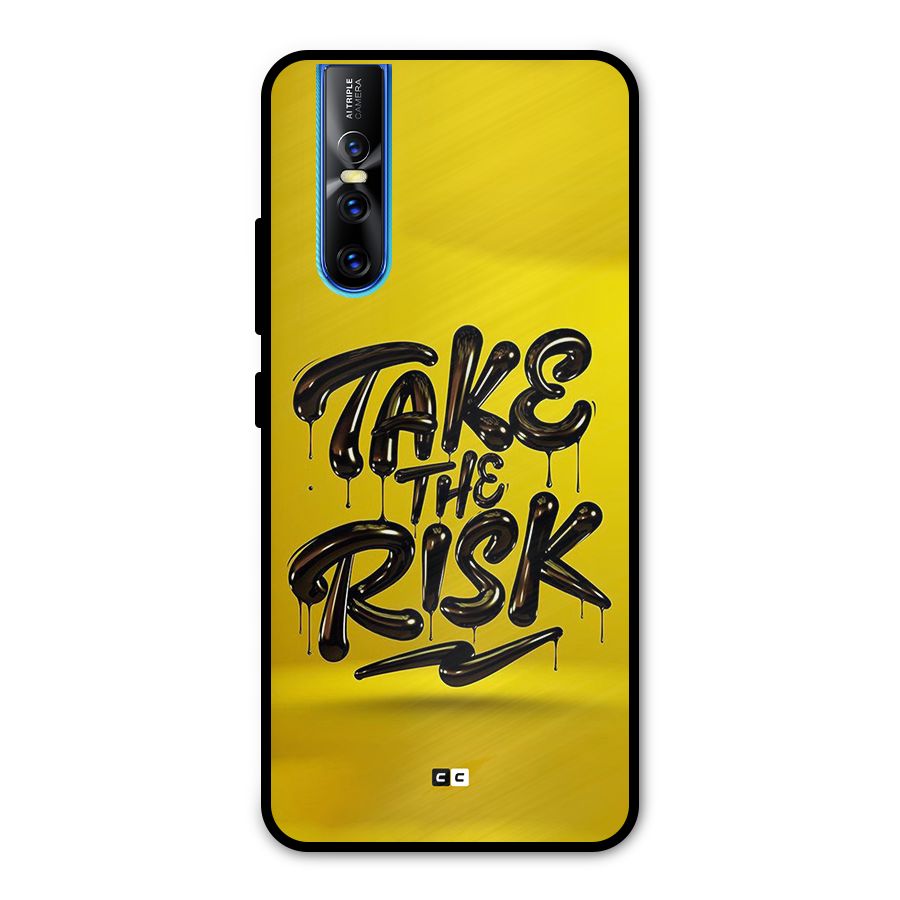 Take The Risk Metal Back Case for Vivo V15 Pro