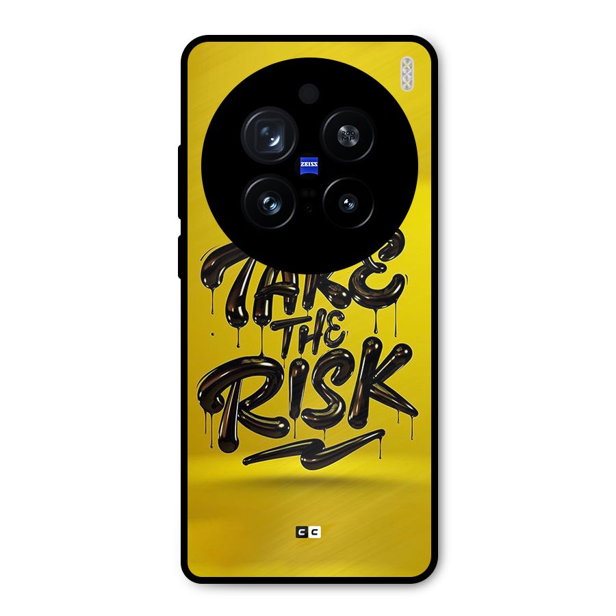 Take The Risk Metal Back Case for Vivo X200 Pro