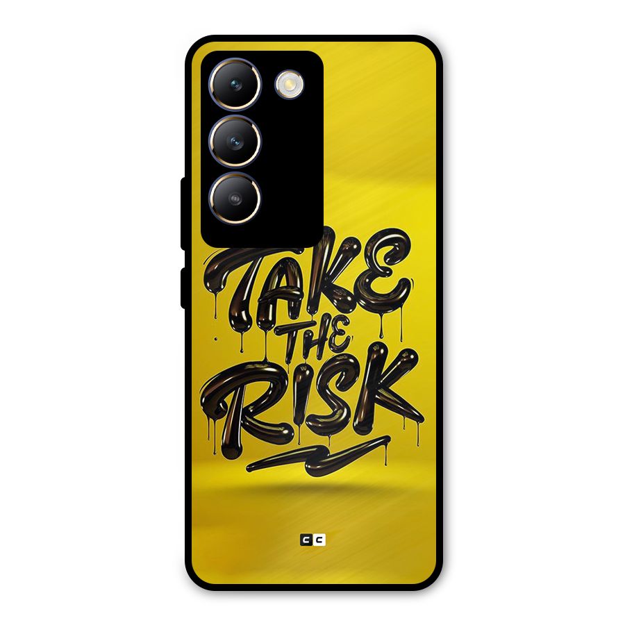 Take The Risk Metal Back Case for Vivo Y200e