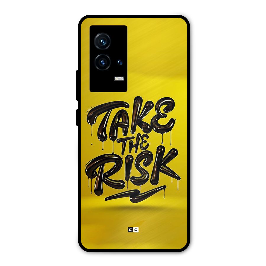Take The Risk Metal Back Case for iQOO 9 5G