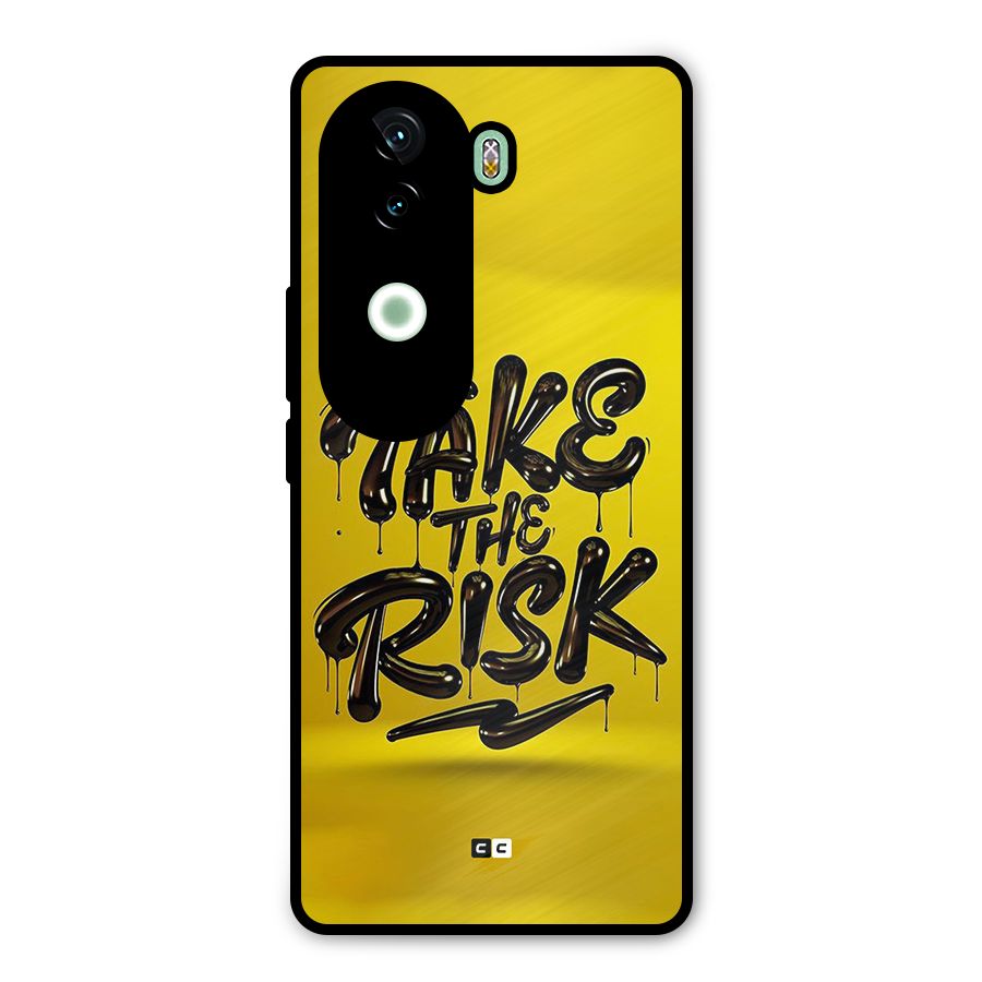 Take The Risk Metal Back Case for iQOO Z9s