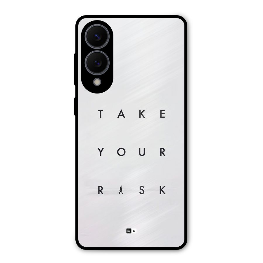 Take Your Risk Metal Back Case for Galaxy S25 Edge