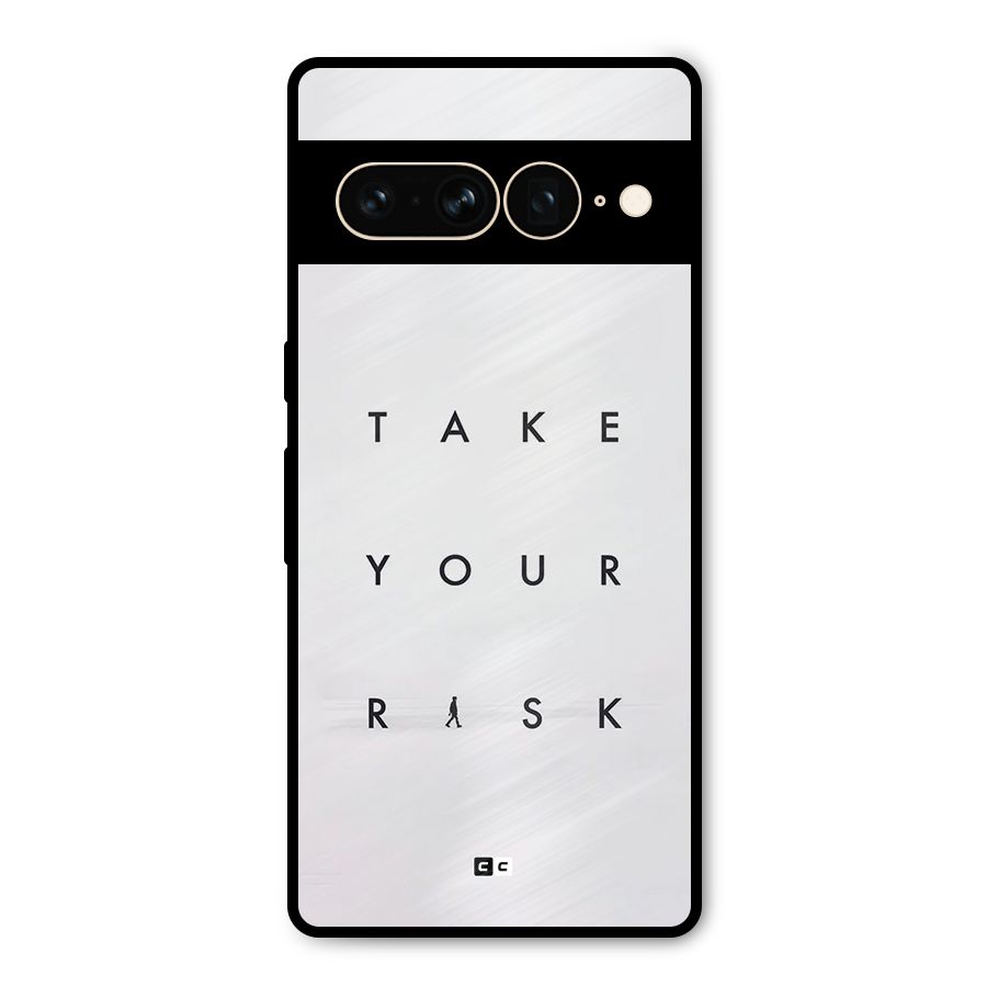 Take Your Risk Metal Back Case for Google Pixel 7 Pro