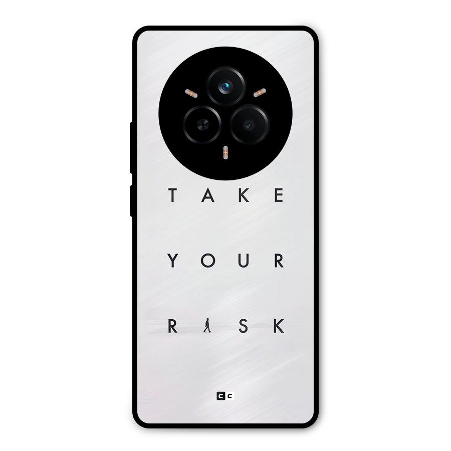 Take Your Risk Metal Back Case for Realme 14 Pro