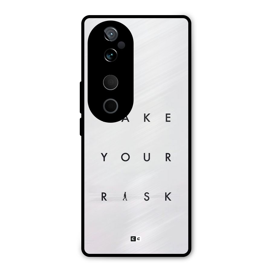 Take Your Risk Metal Back Case for Vivo T3 Ultra