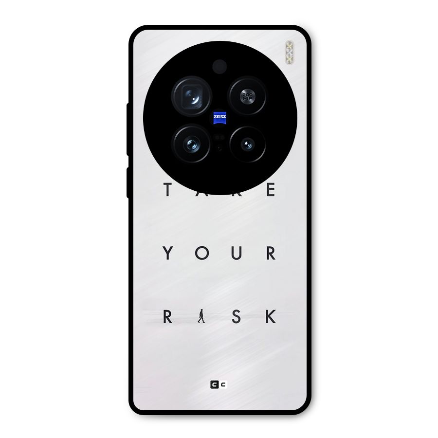 Take Your Risk Metal Back Case for Vivo X200 Pro