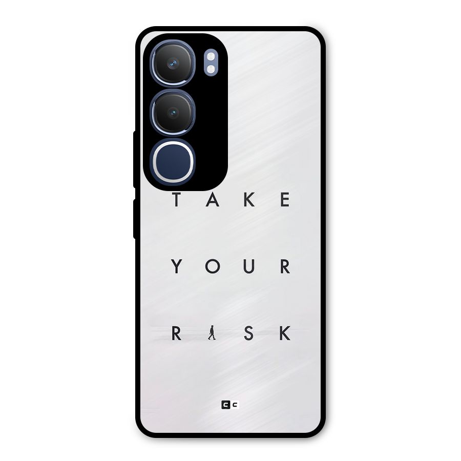 Take Your Risk Metal Back Case for Vivo Y29