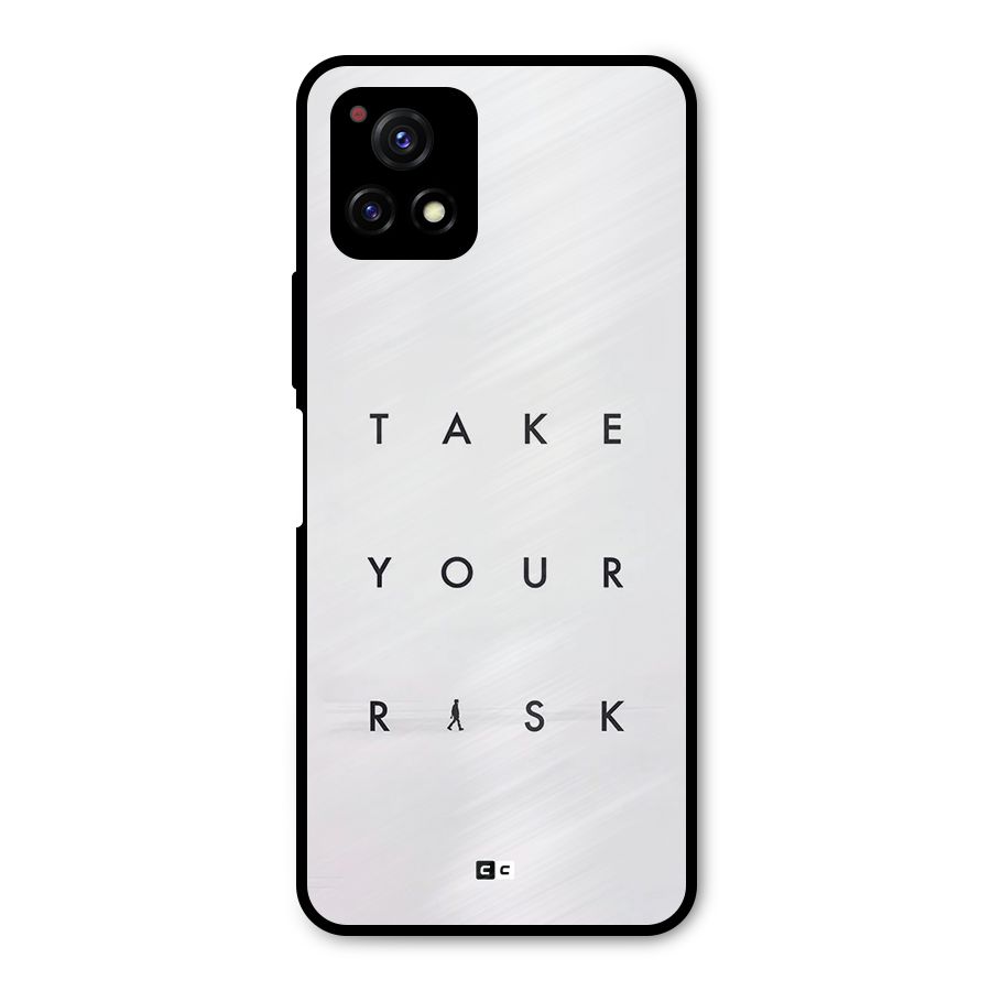 Take Your Risk Metal Back Case for Vivo Y72 5G
