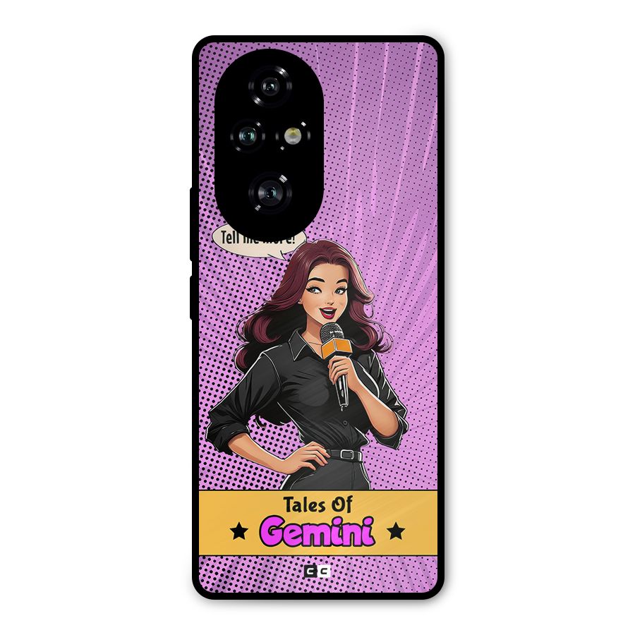 Tales Of Gemini Metal Back Case for Honor 200 Pro