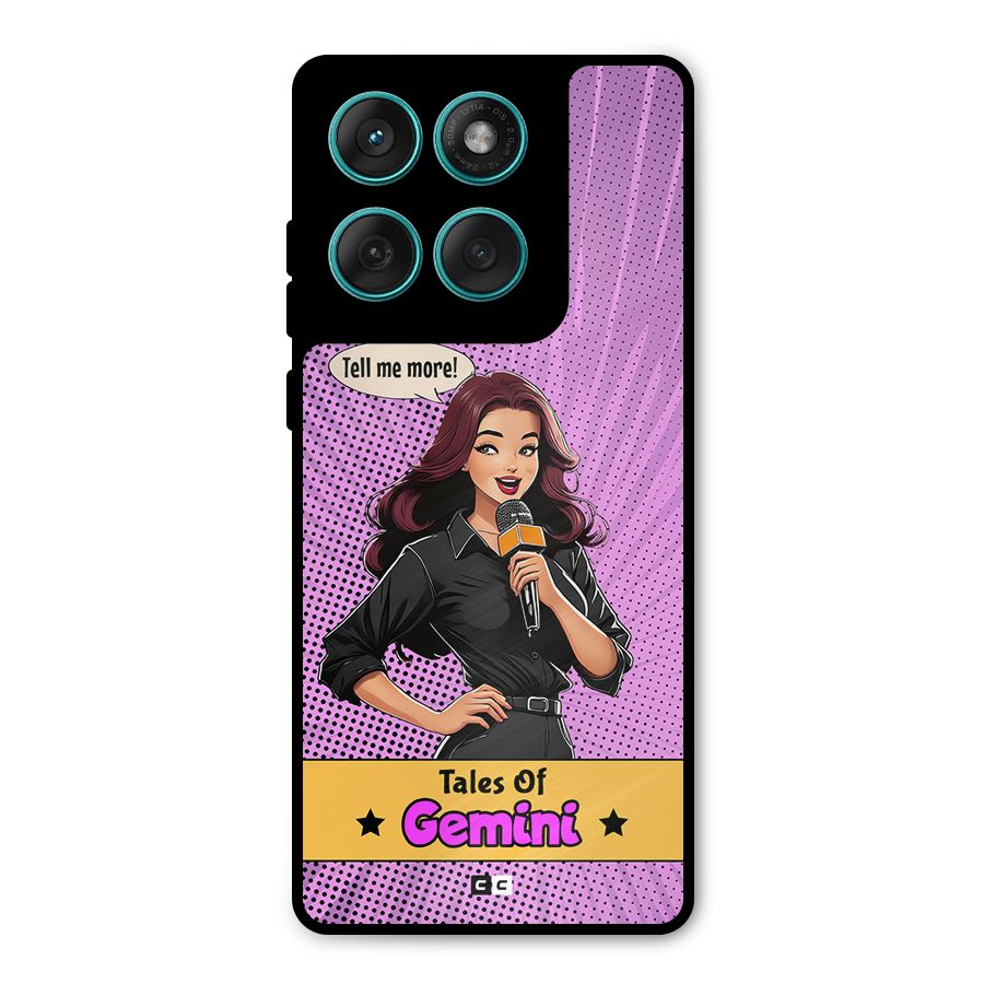Tales Of Gemini Metal Back Case for Motorola Edge 60
