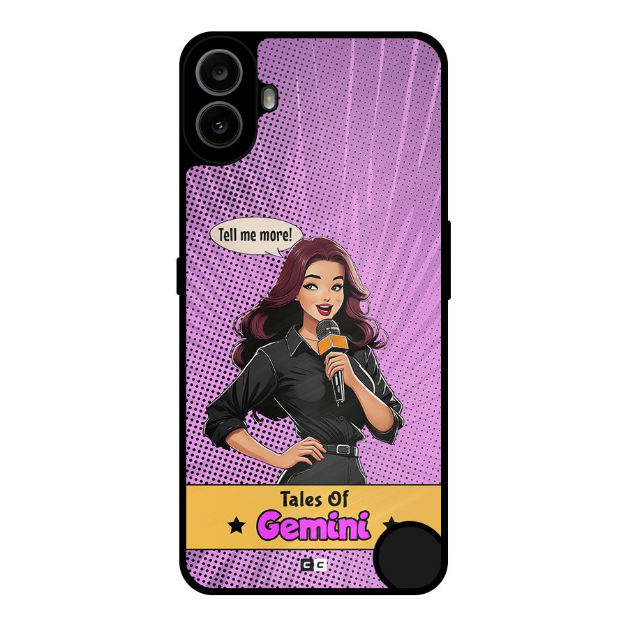 Tales Of Gemini Metal Back Case for Nothing CMF Phone 1