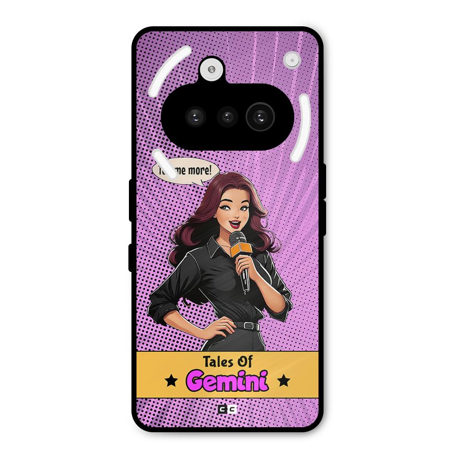 Tales Of Gemini Metal Back Case for Nothing Phone 3a
