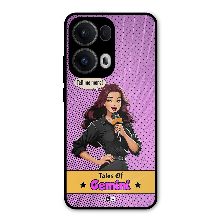 Tales Of Gemini Metal Back Case for Oppo Reno13 Pro