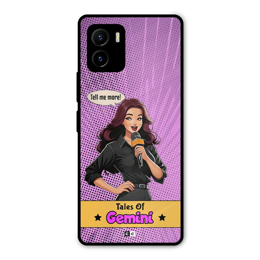 Tales Of Gemini Metal Back Case for Vivo Y15s