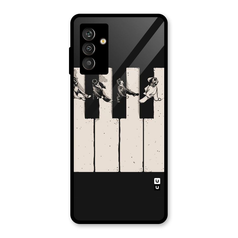 Talk A Walk Glass Back Case for Galaxy M13