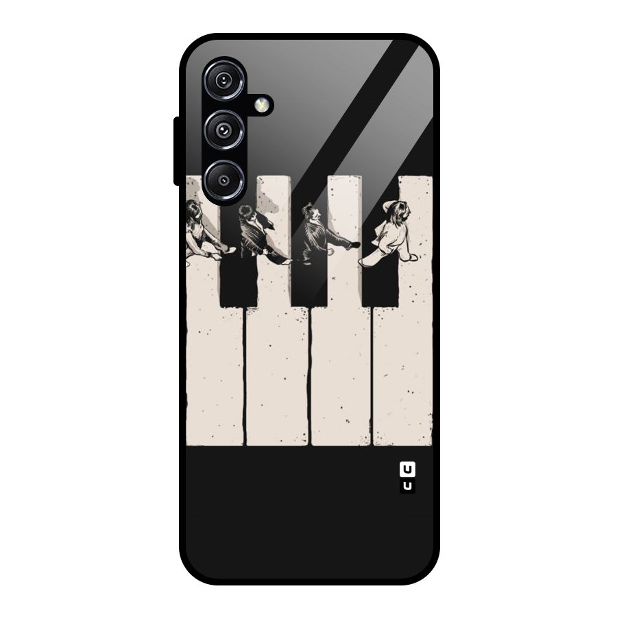 Talk A Walk Glass Back Case for Galaxy M34 5G