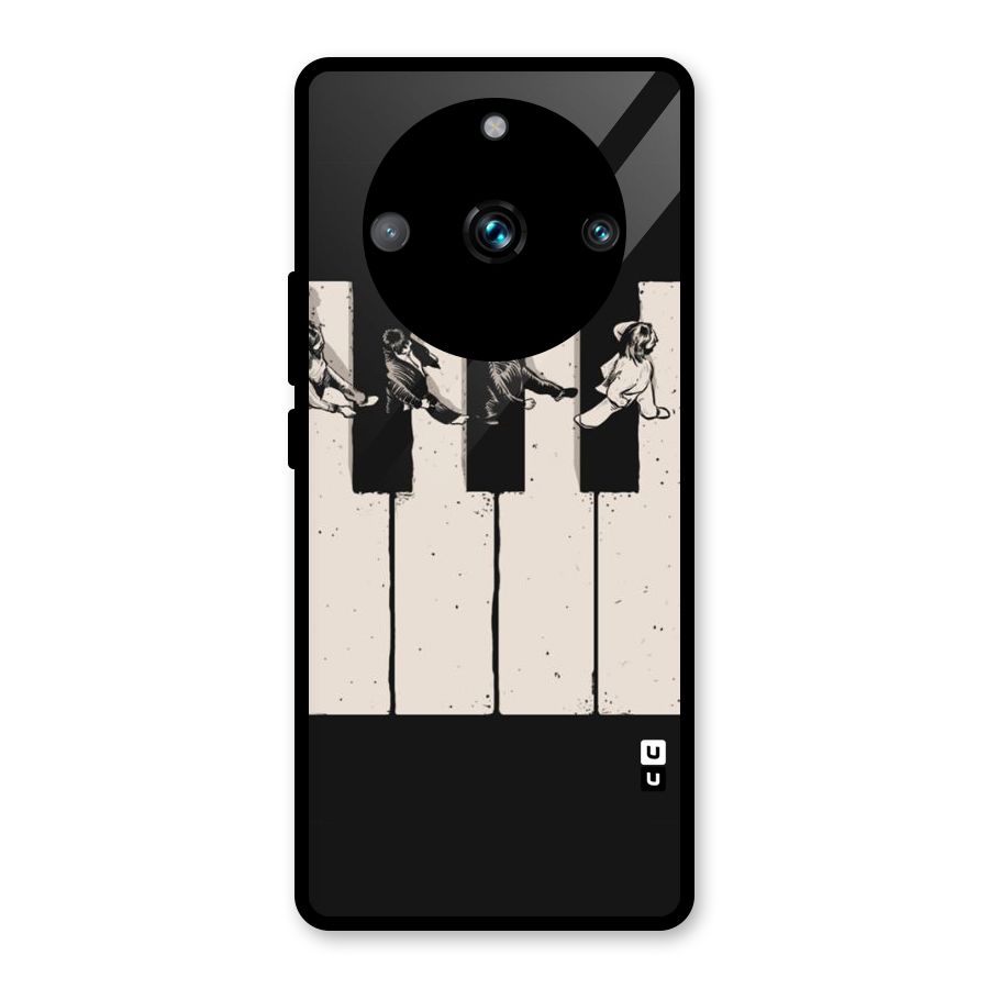 Talk A Walk Glass Back Case for Realme 11 Pro Plus