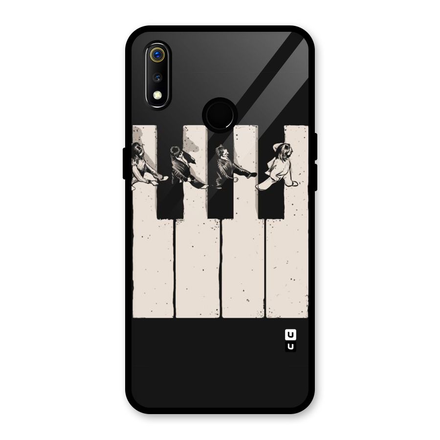 Talk A Walk Glass Back Case for Realme 3