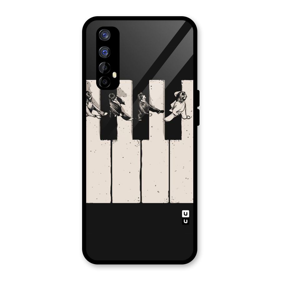 Talk A Walk Glass Back Case for Realme 7