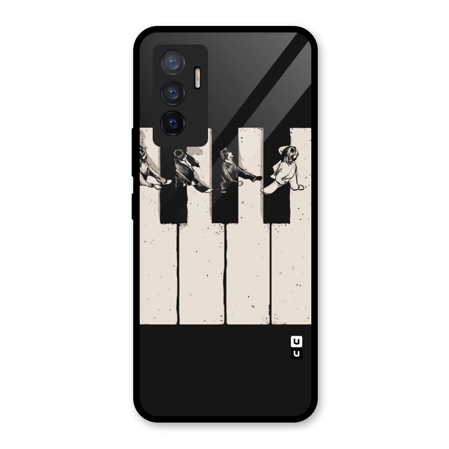 Talk A Walk Glass Back Case for Vivo V23e