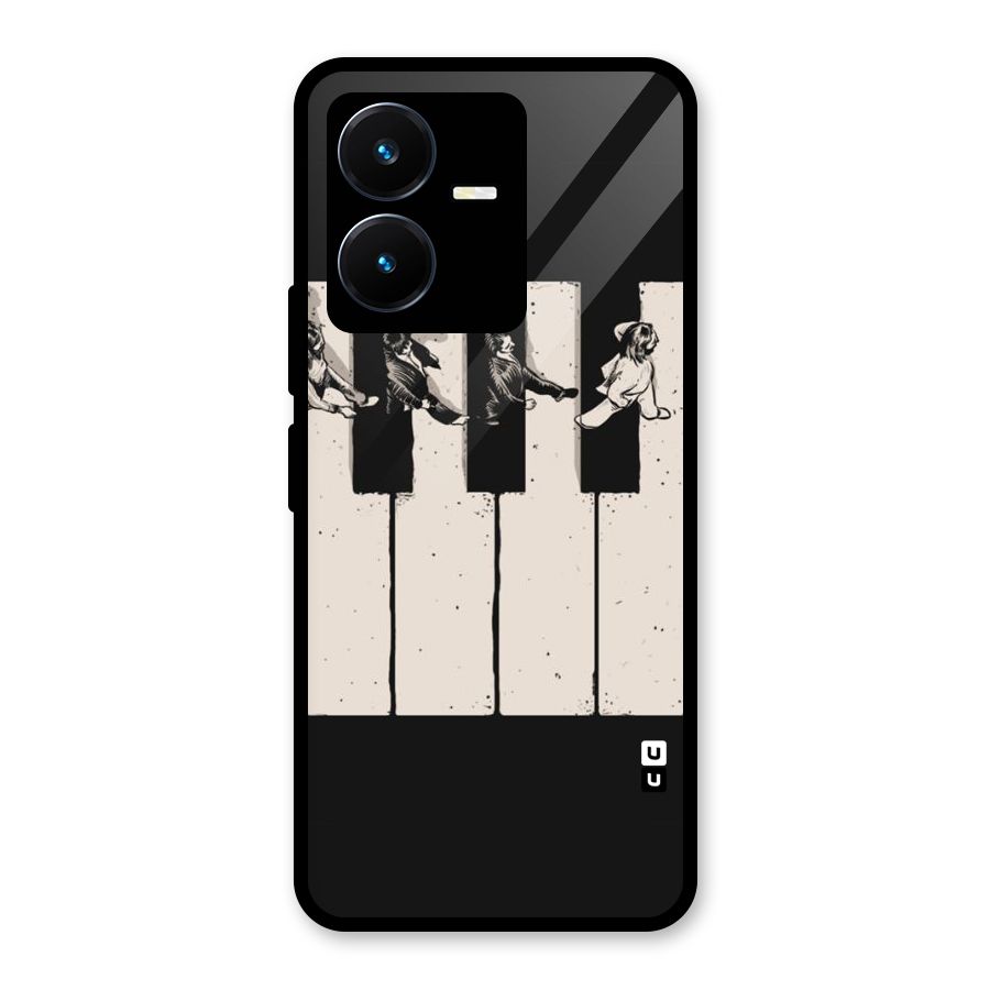 Talk A Walk Glass Back Case for Vivo Y22s