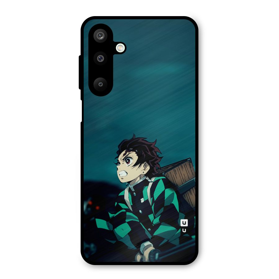 Tanjiro demon slayer Metal Back Case for Galaxy M16