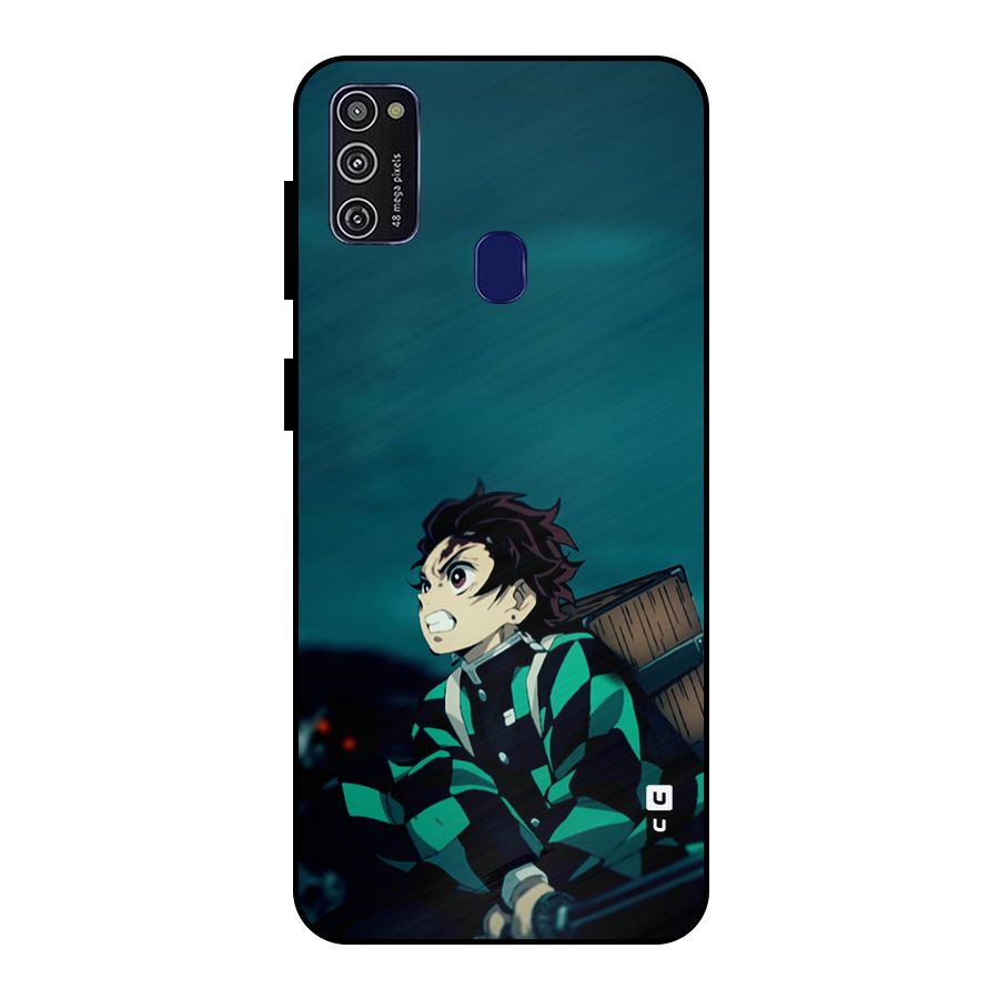Tanjiro demon slayer Metal Back Case for Galaxy M30s