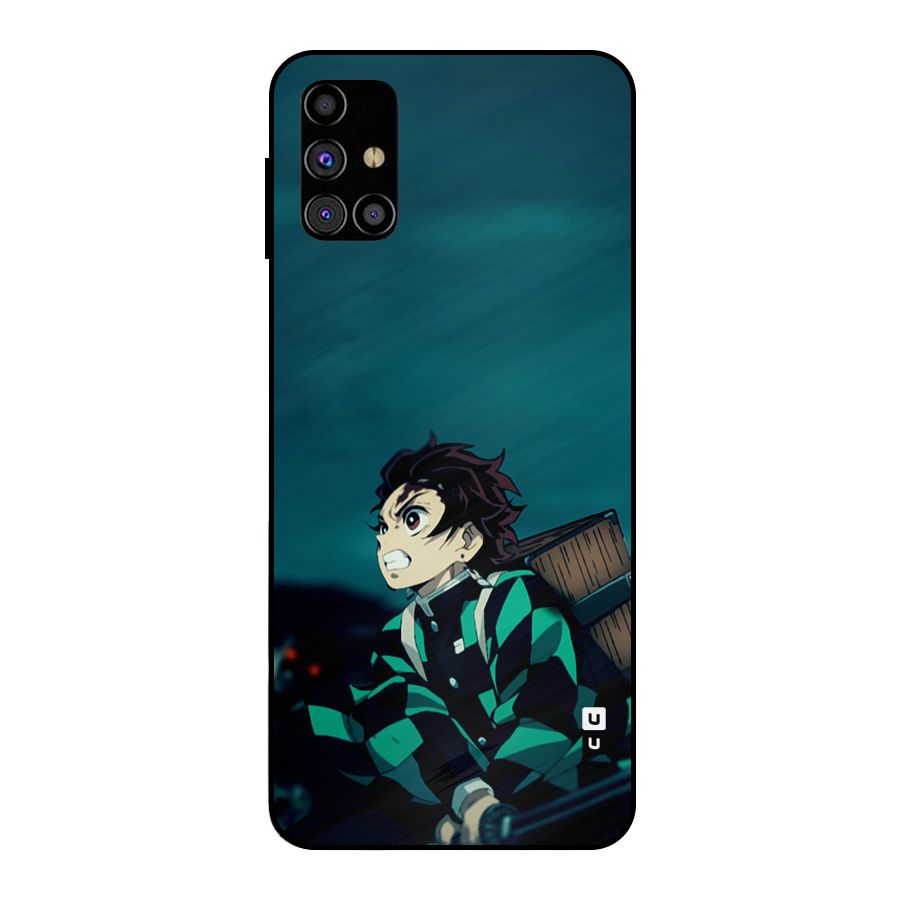 Tanjiro demon slayer Metal Back Case for Galaxy M31s
