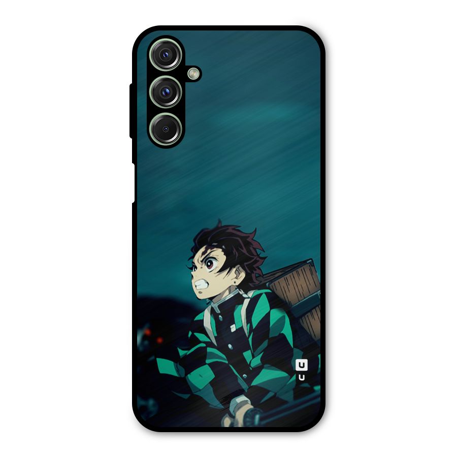 Tanjiro demon slayer Metal Back Case for Galaxy M34