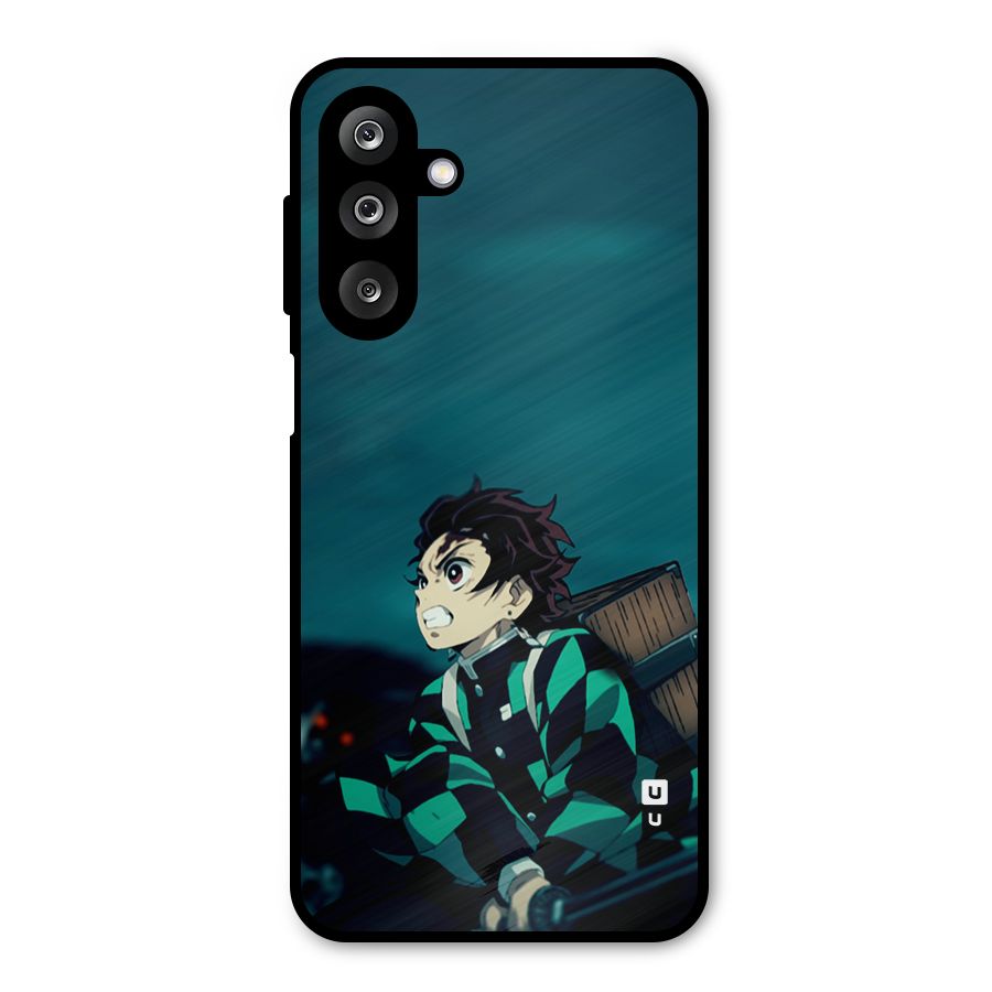 Tanjiro demon slayer Metal Back Case for Galaxy M36