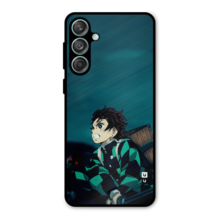Tanjiro demon slayer Metal Back Case for Galaxy M55 5G