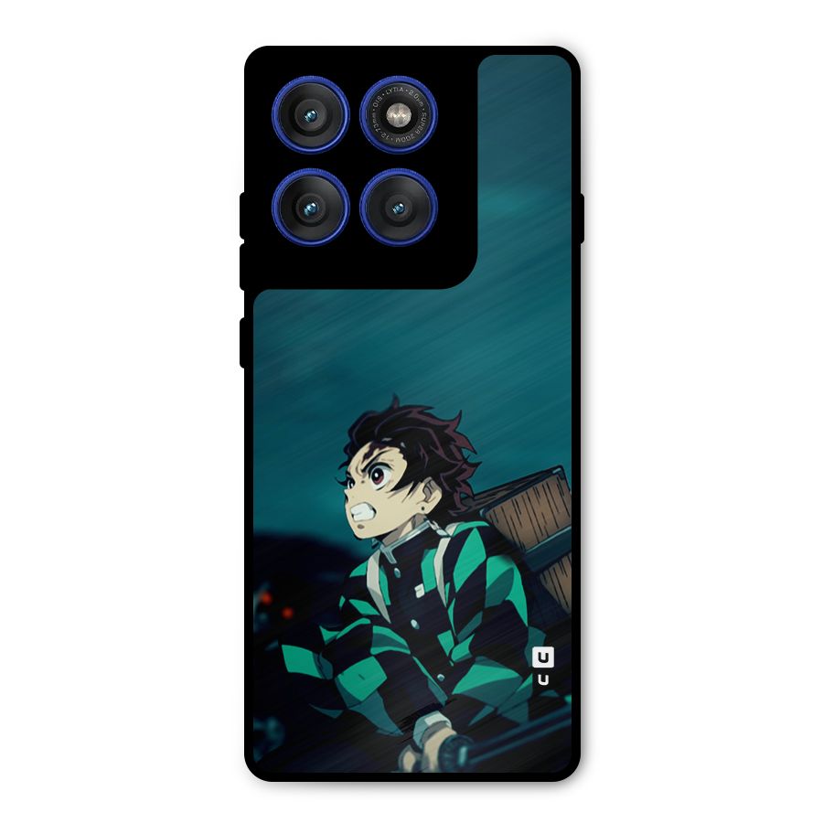 Tanjiro demon slayer Metal Back Case for Motorola Edge 60 Pro