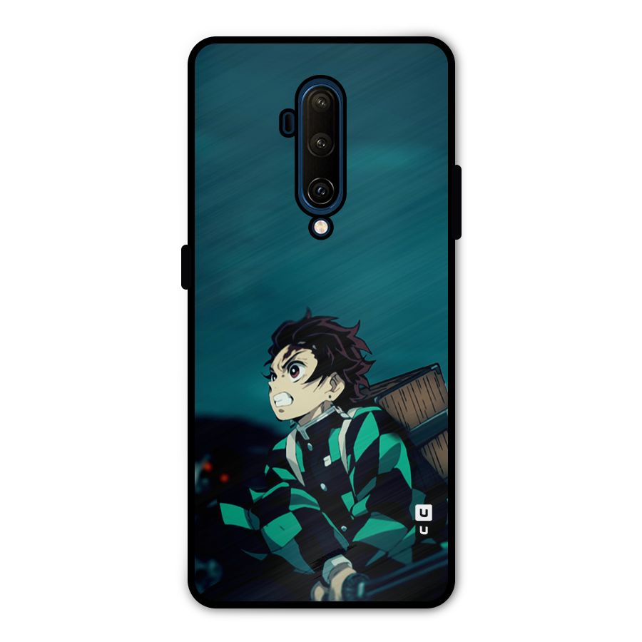 Tanjiro demon slayer Metal Back Case for OnePlus 7T Pro