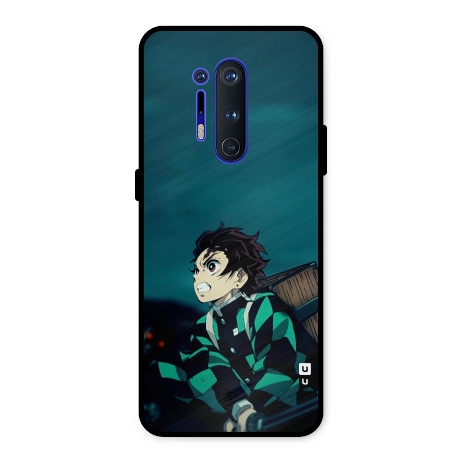 Tanjiro demon slayer Metal Back Case for OnePlus 8 Pro