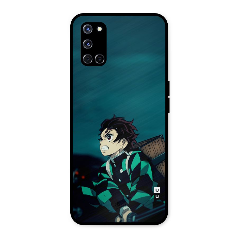 Tanjiro demon slayer Metal Back Case for Oppo A52