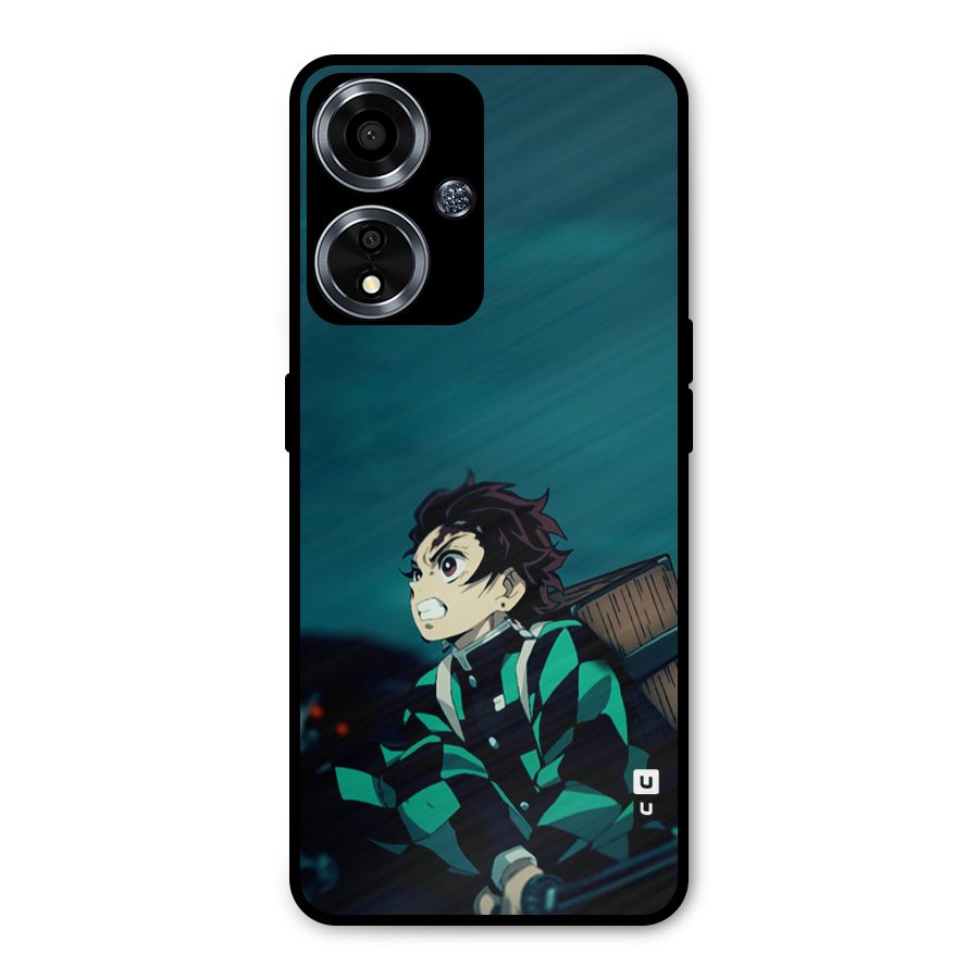 Tanjiro demon slayer Metal Back Case for Oppo A59