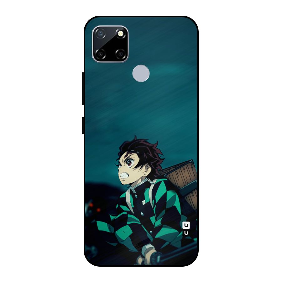 Tanjiro demon slayer Metal Back Case for Realme Narzo 30A