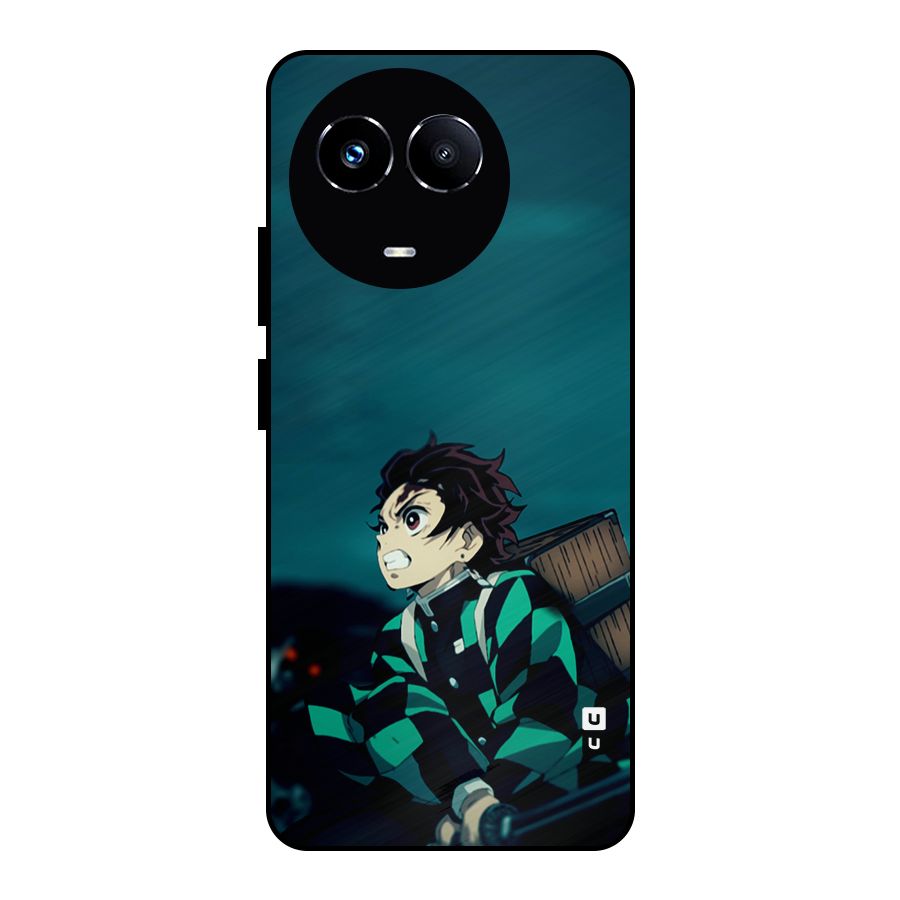 Tanjiro demon slayer Metal Back Case for Realme Narzo 60X