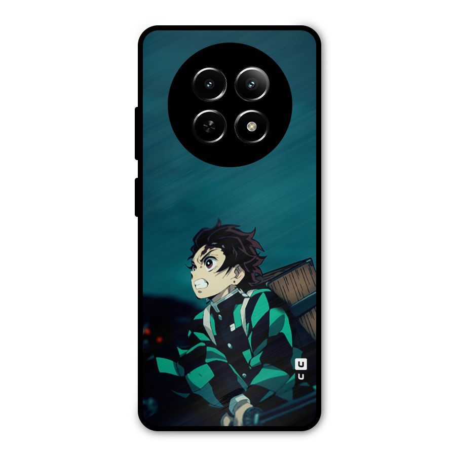 Tanjiro demon slayer Metal Back Case for Realme Narzo 70x 5G