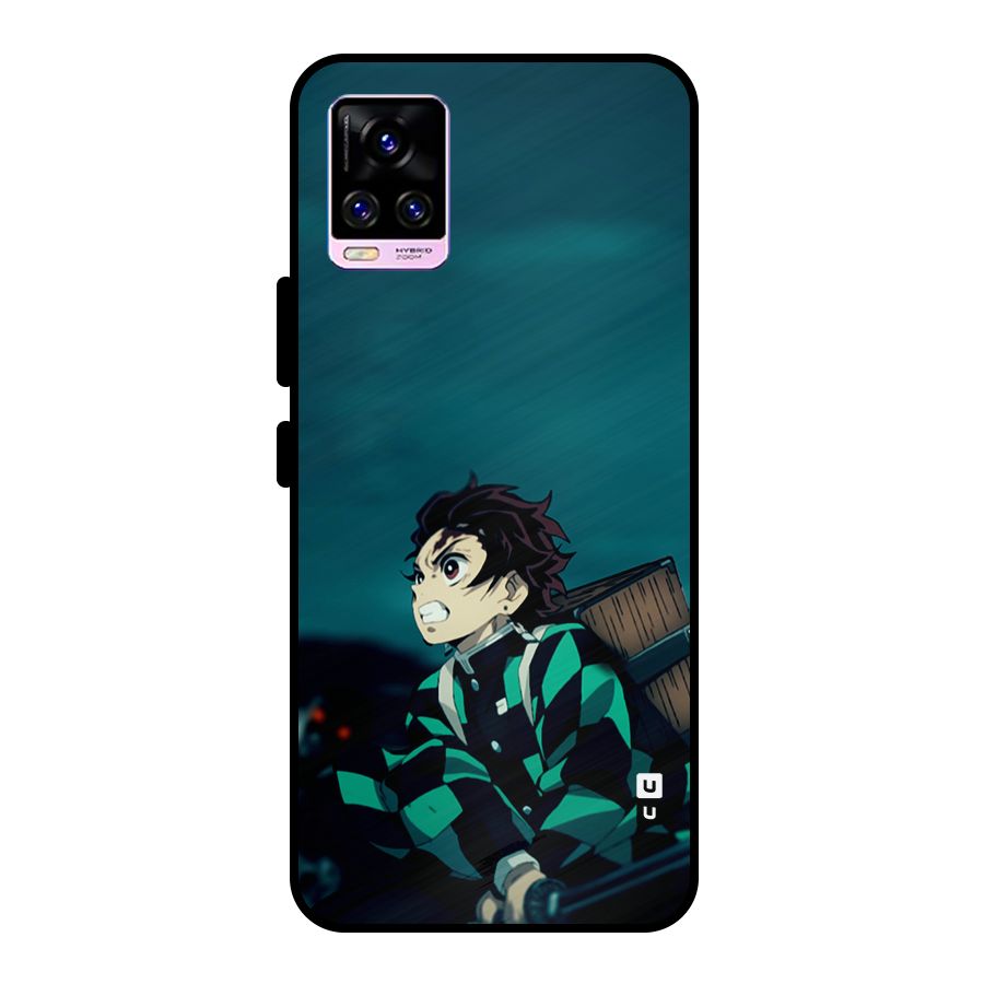Tanjiro demon slayer Metal Back Case for Vivo V20 Pro