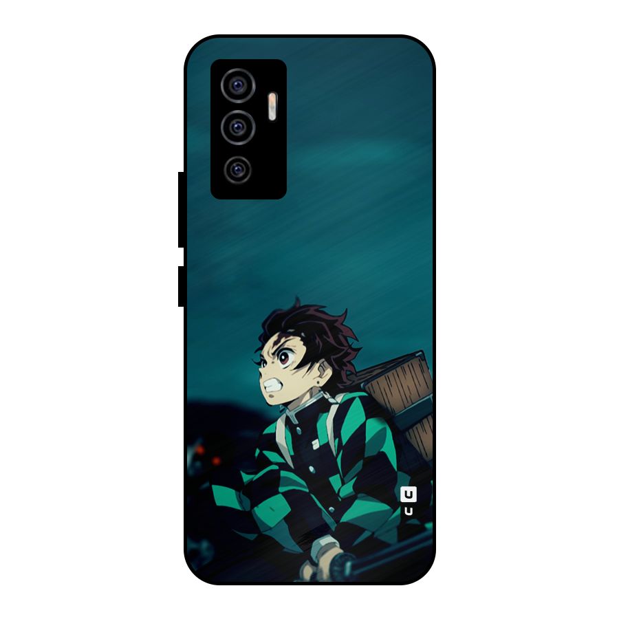 Tanjiro demon slayer Metal Back Case for Vivo V23e