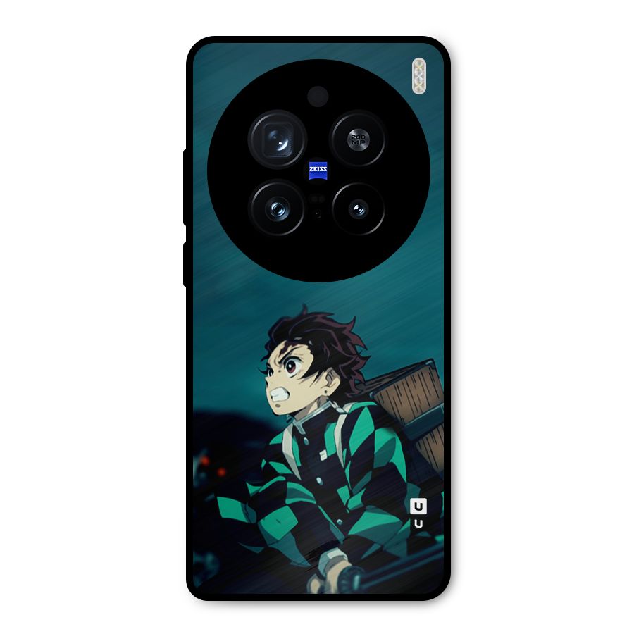 Tanjiro demon slayer Metal Back Case for Vivo X200 Pro