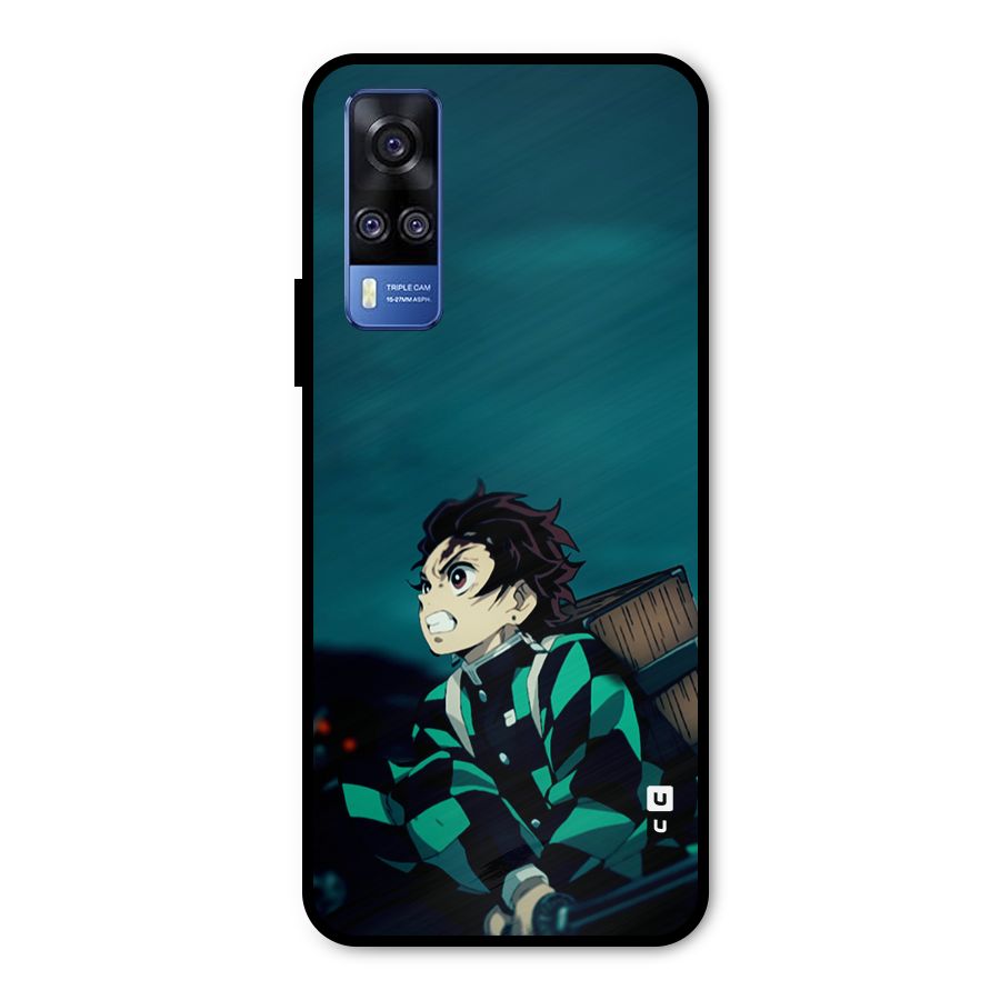 Tanjiro demon slayer Metal Back Case for Vivo Y51A