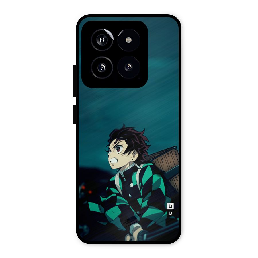 Tanjiro demon slayer Metal Back Case for Xiaomi 14