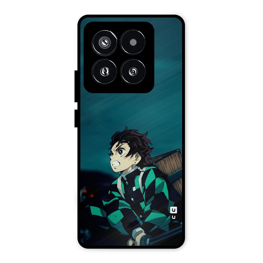 Tanjiro demon slayer Metal Back Case for Xiaomi 14 Pro