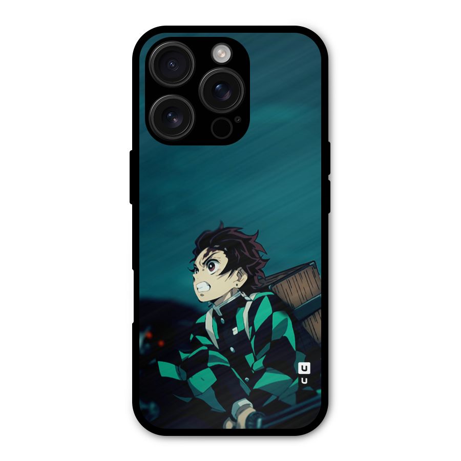 Tanjiro demon slayer Metal Back Case for iPhone 16 Pro