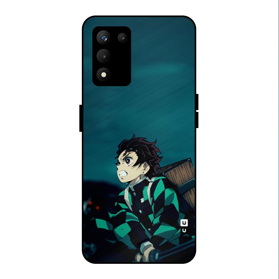 Tanjiro demon slayer Metal Back Case for realme 9 5G SE