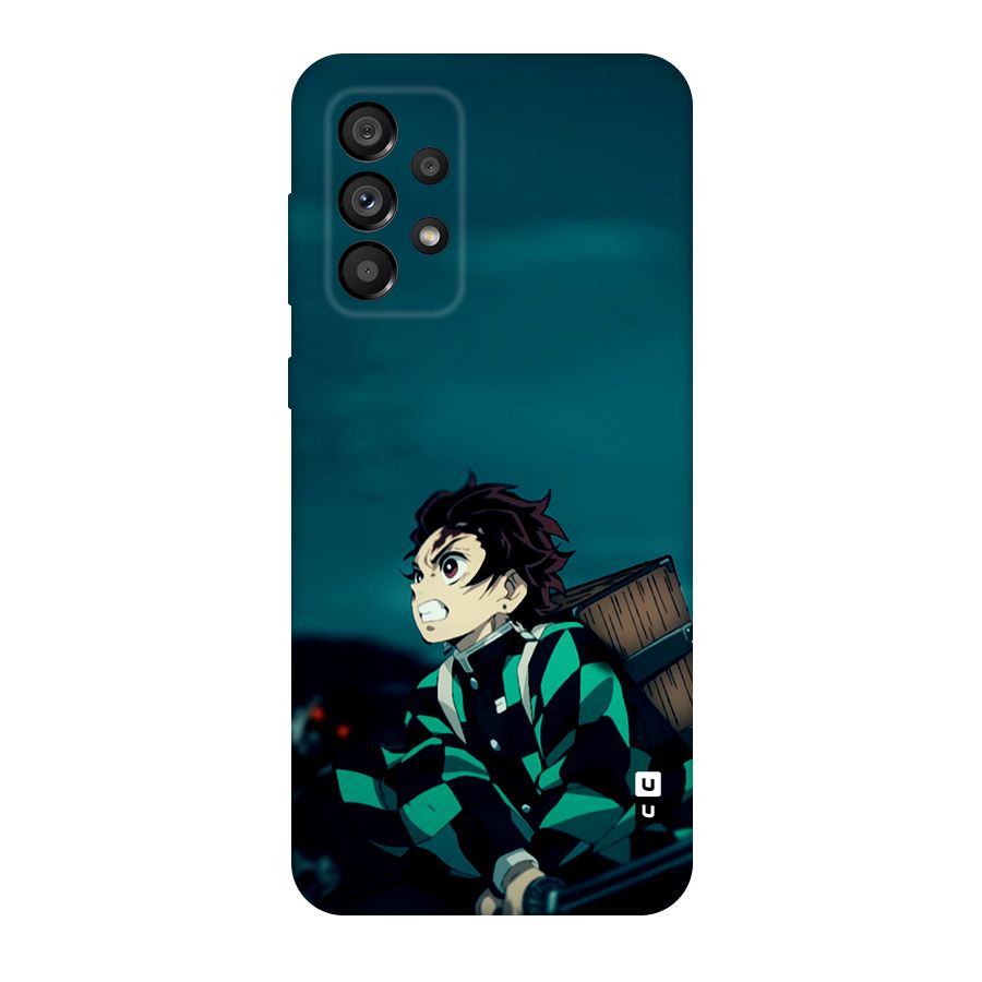 Tanjiro demon slayer Original Polycarbonate Back Case for Galaxy A73 5G