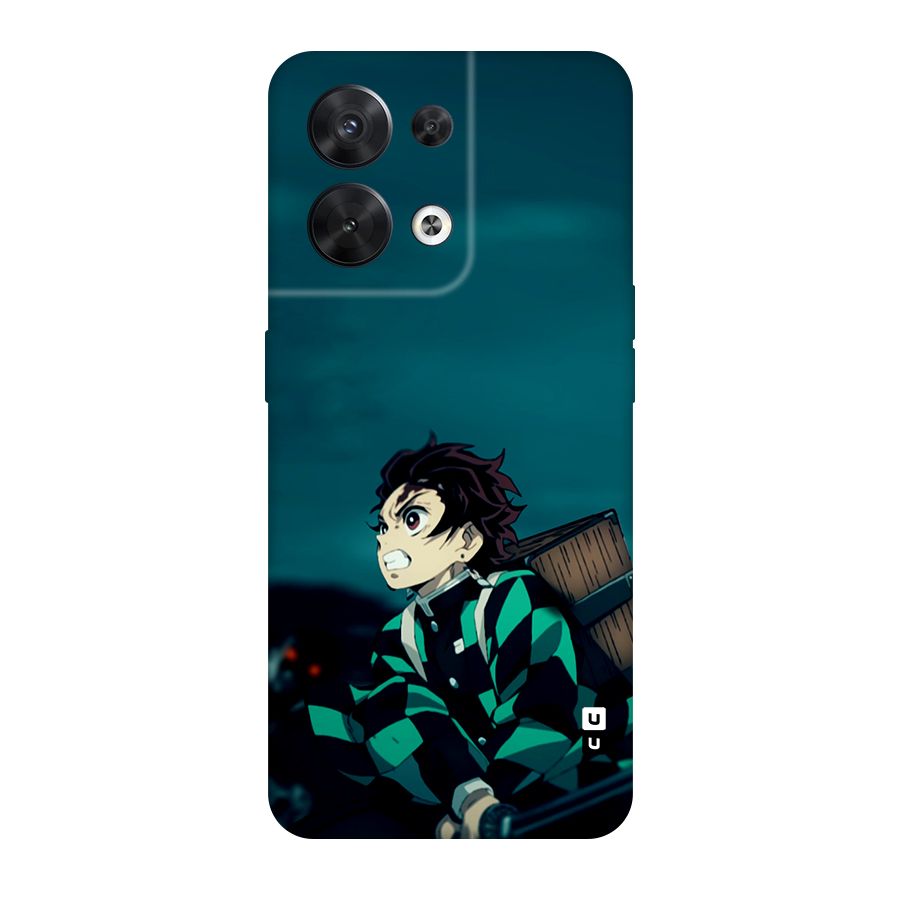 Tanjiro demon slayer Original Polycarbonate Back Case for Oppo Reno8 5G